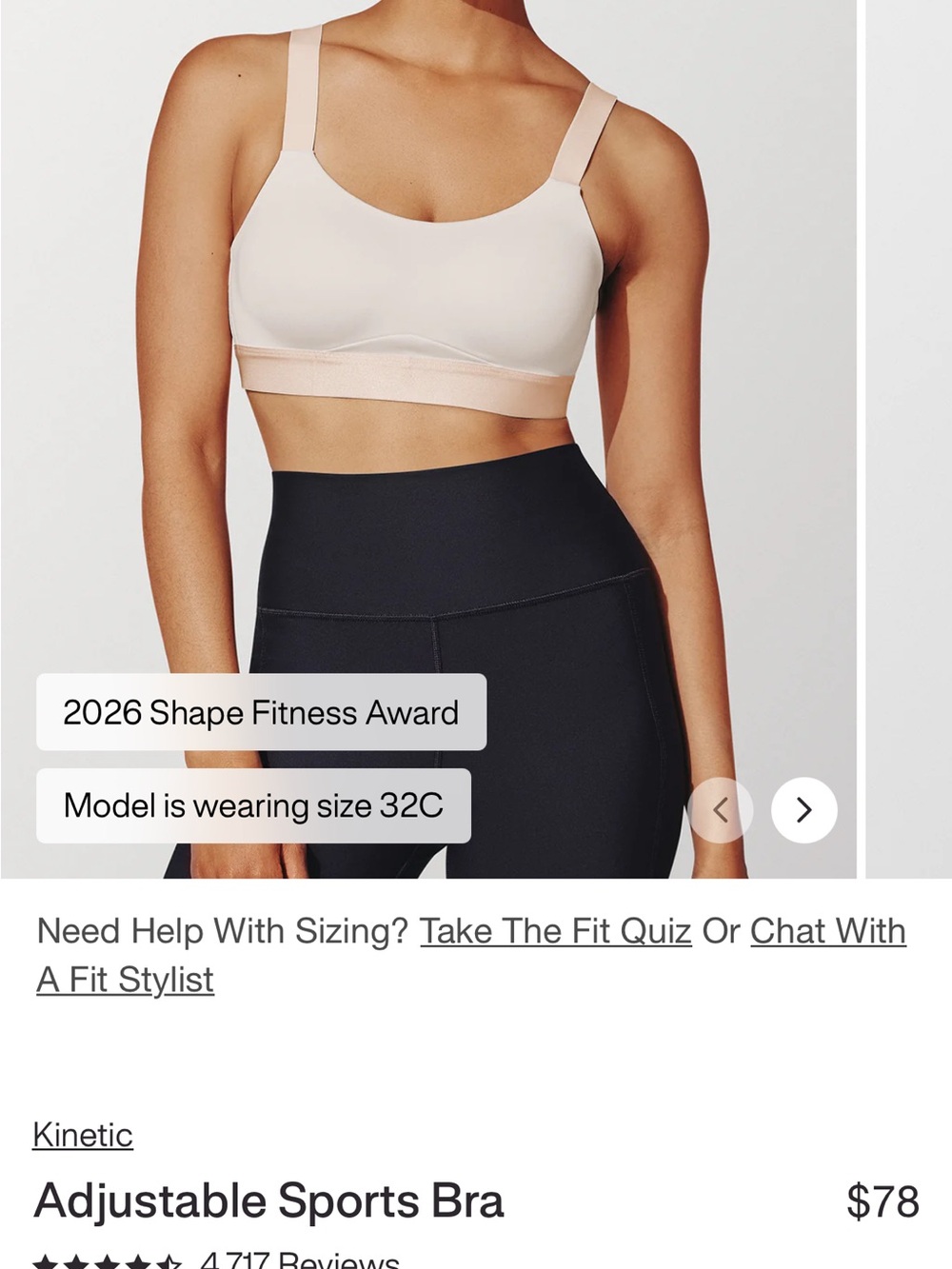 Third Love Kinetic Exercise Bra